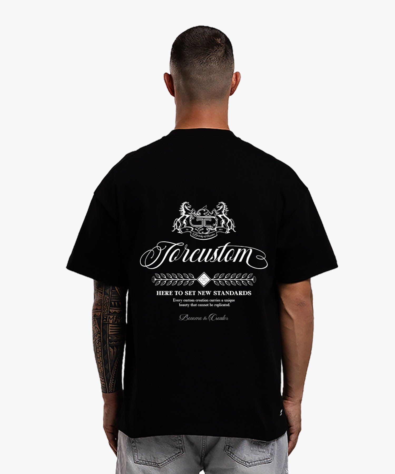 JORCUSTOM HANDSCRIPT2.0 LOOSE FIT T-SHIRT BLACK