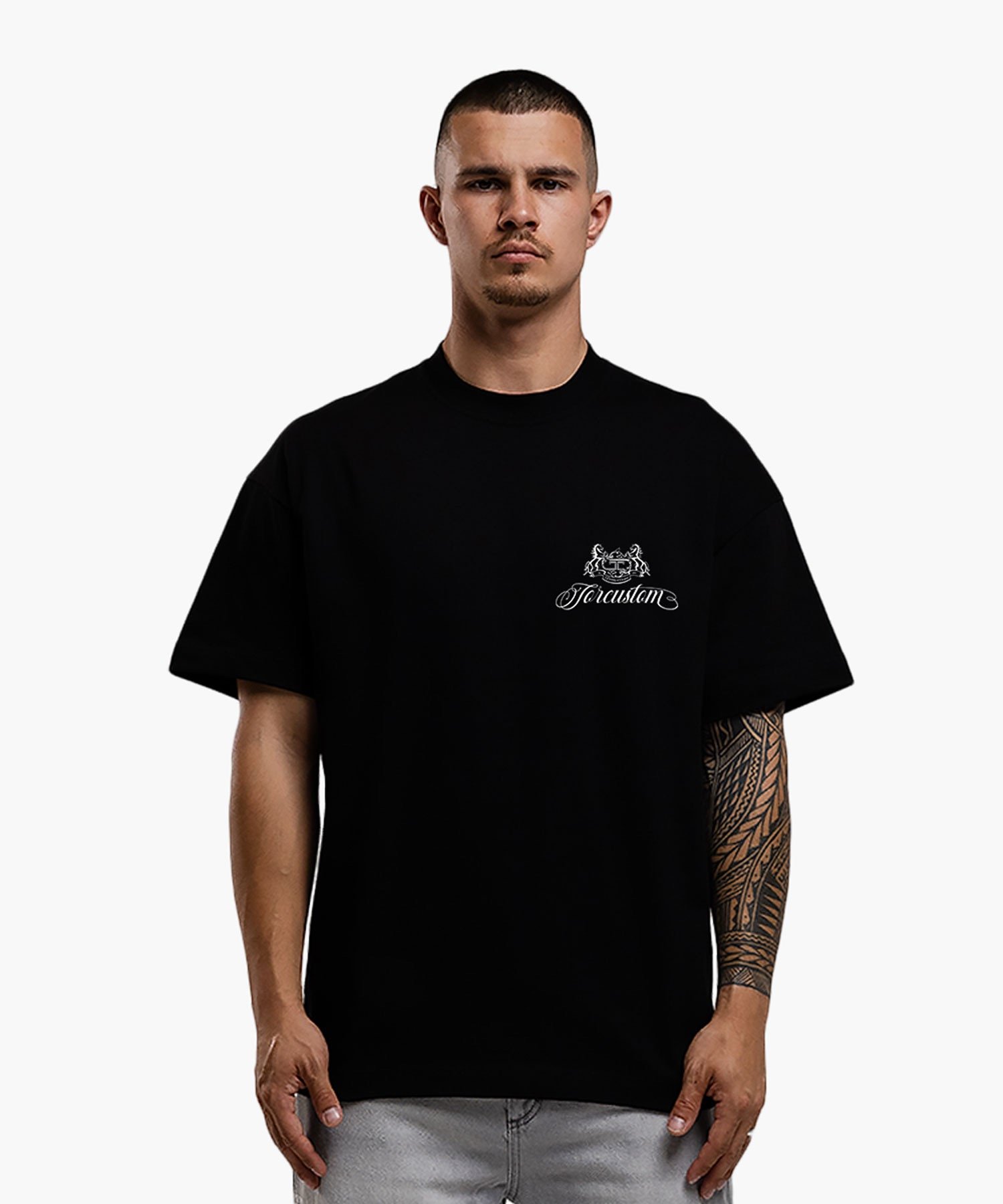 JORCUSTOM HANDSCRIPT2.0 LOOSE FIT T-SHIRT BLACK