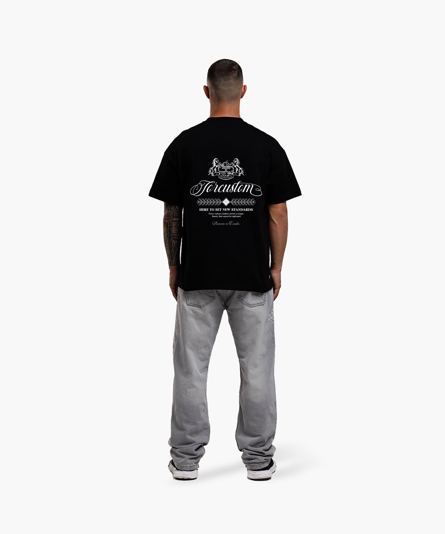 JORCUSTOM HANDSCRIPT2.0 LOOSE FIT T-SHIRT BLACK