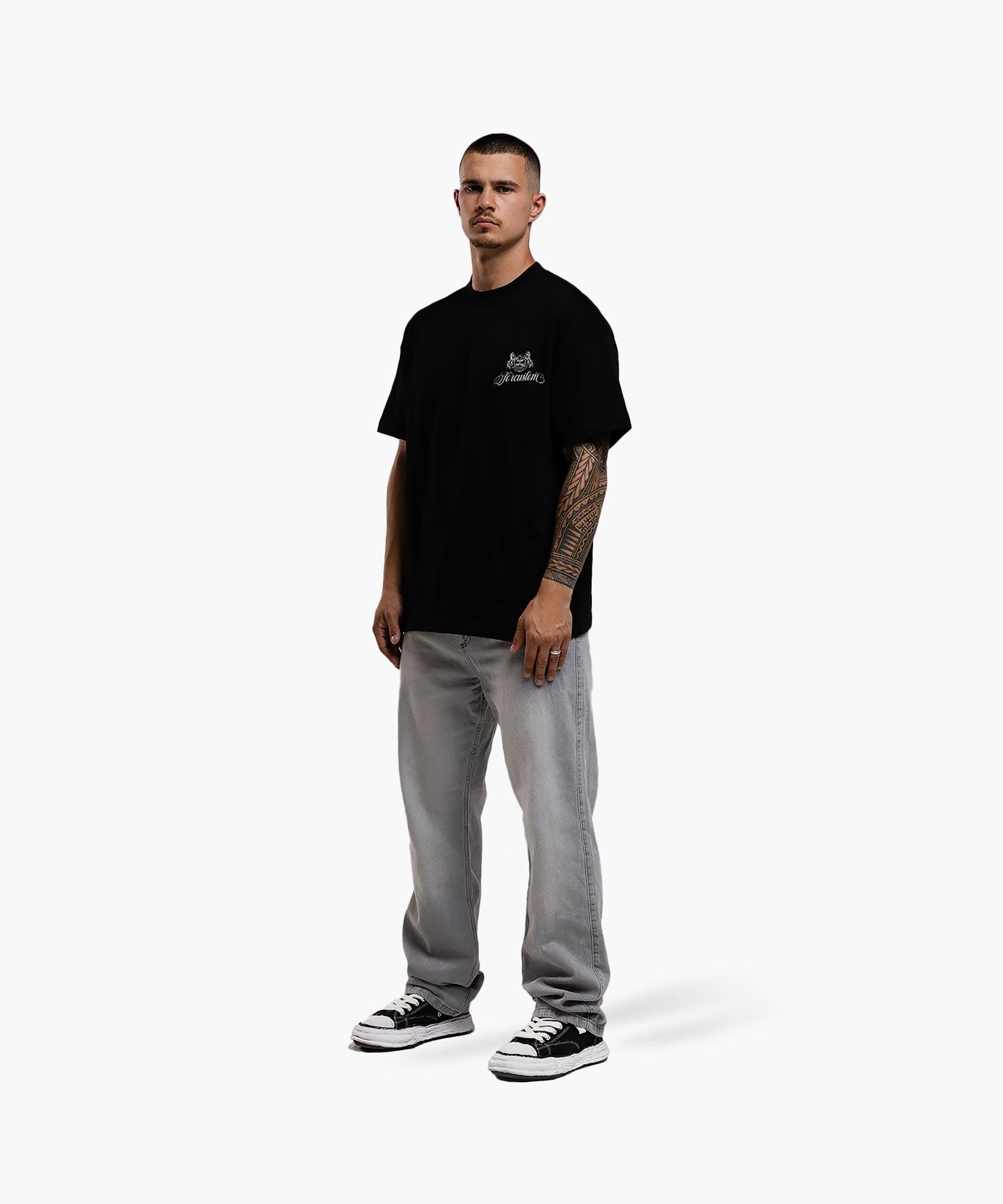 JORCUSTOM HANDSCRIPT2.0 LOOSE FIT T-SHIRT BLACK