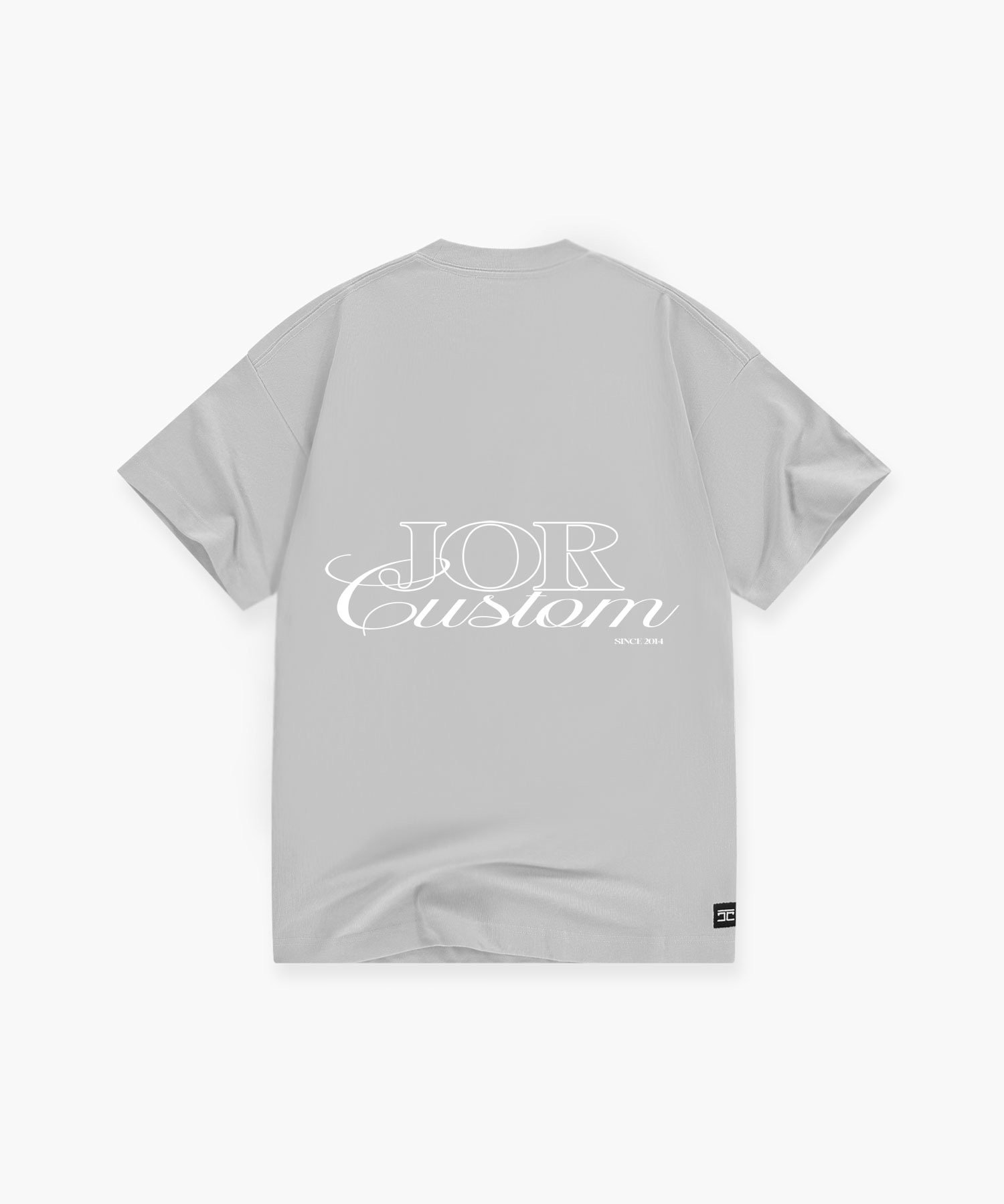 JORCUSTOM JORCUSTOM LOOSE FIT T-SHIRT LIGHTGREY