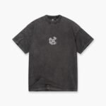 JORCUSTOM MONOGRAM LOOSE FIT T-SHIRT ACIDGREY