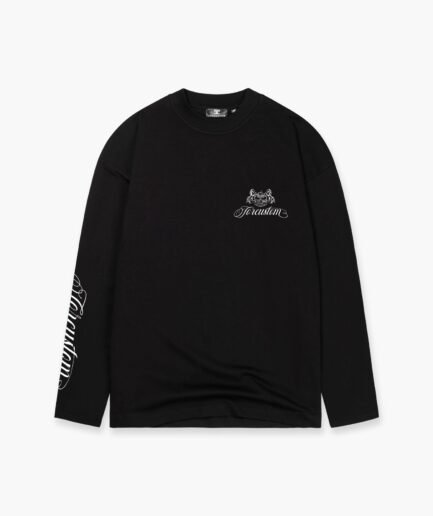 JORCUSTOM HANDSCRIPT2.0 LONGSLEEVE T-SHIRT BLACK