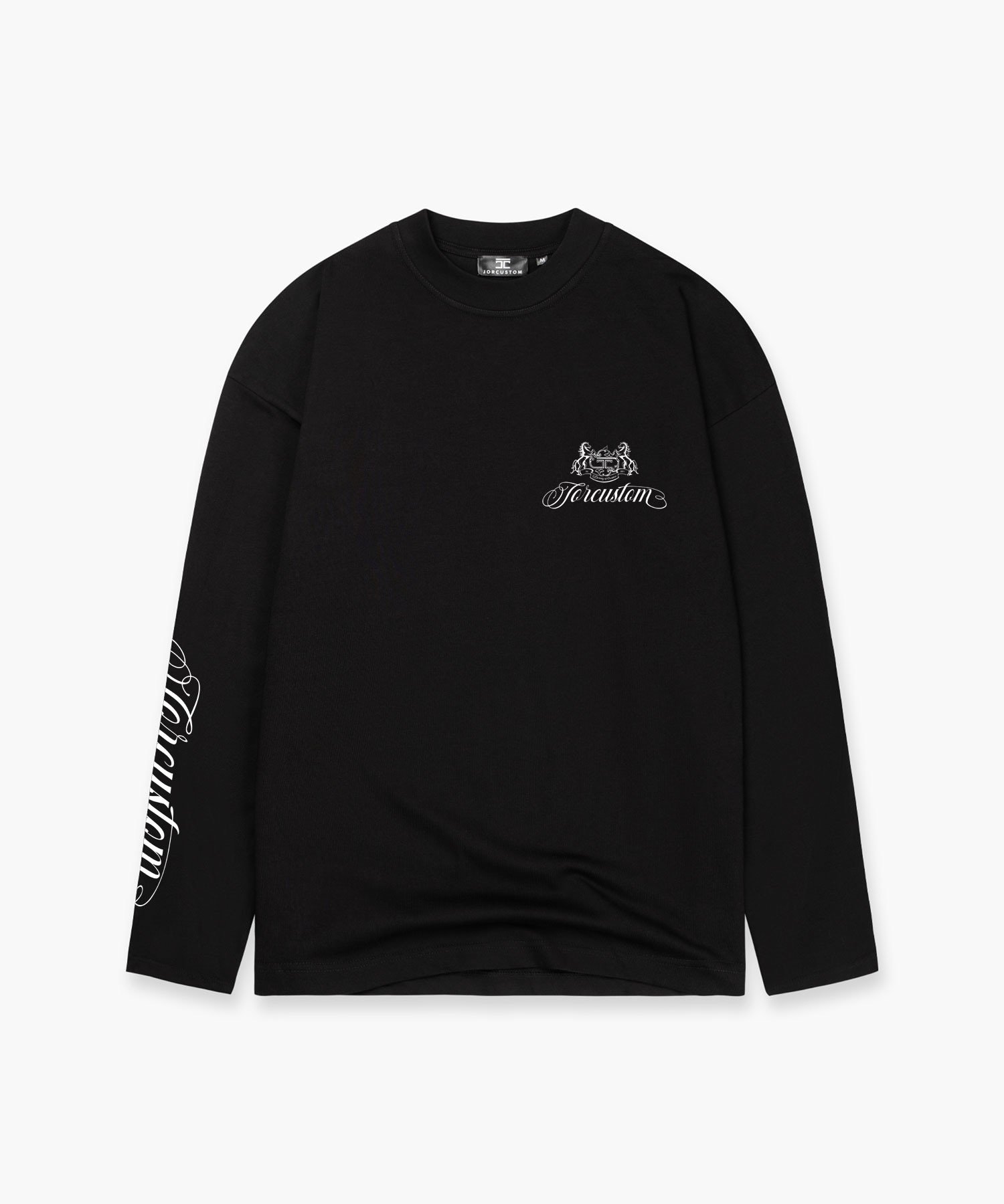JORCUSTOM HANDSCRIPT2.0 LONGSLEEVE T-SHIRT BLACK