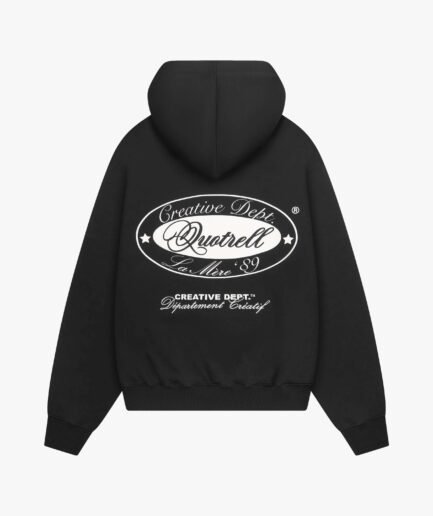 QUOTRELL LA MERE HOODIE | BLACK/WHITE