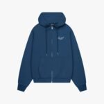 QUOTRELL CREATORS ZIP HOODIE | NAVY/WHITE