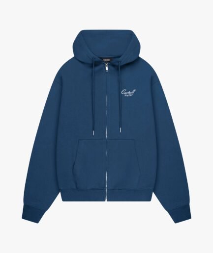 QUOTRELL CREATORS ZIP HOODIE | NAVY/WHITE