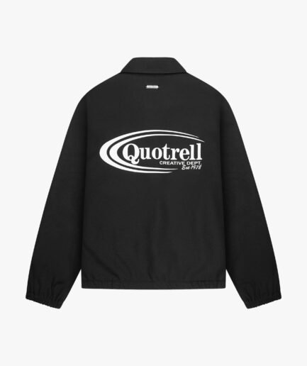 QUOTRELL JOSH COACH JACKET | BLACK/WHITE