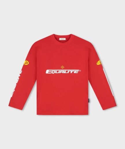 EQUALITÉ: ADRENALINE LONGSLEEVE TEE RED & YELLOW