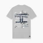 JORCUSTOM ARTIST SLIM FIT T-SHIRT LIGHTGREY
