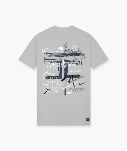 JORCUSTOM ARTIST SLIM FIT T-SHIRT LIGHTGREY