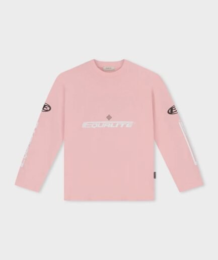 EQUALITÉ: ADRENALINE LONGSLEEVE TEE PINK & BLACK