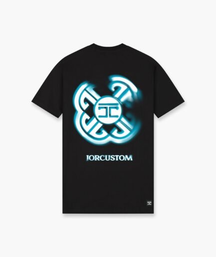 JORCUSTOM MONOGRAM SLIM FIT T-SHIRT BLACK