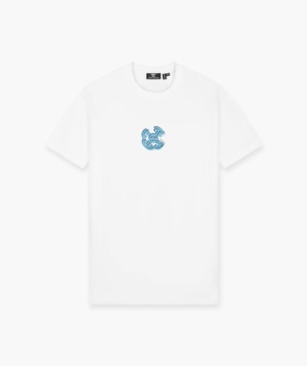 JORCUSTOM MONOGRAM SLIM FIT T-SHIRT WHITE