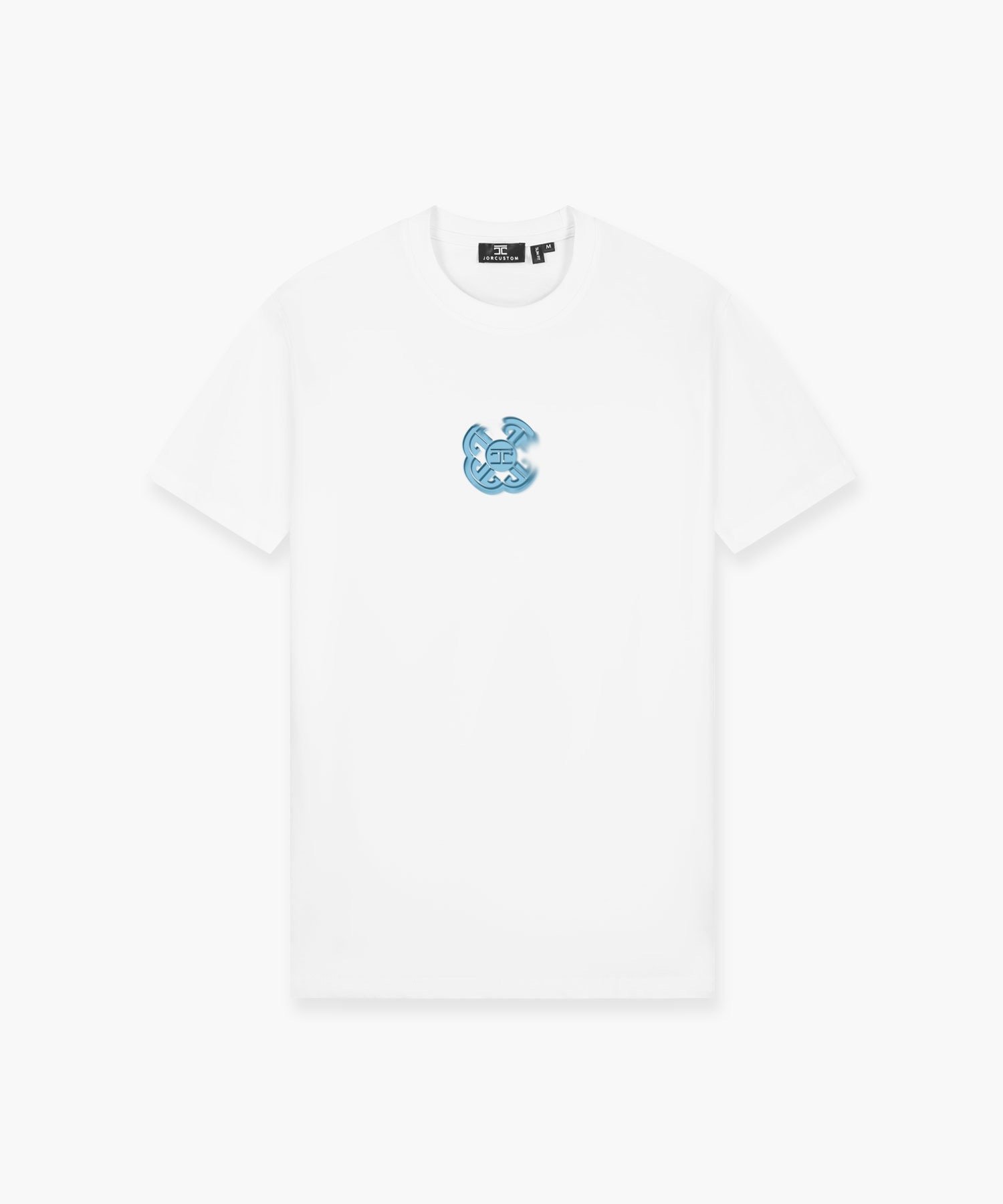 JORCUSTOM MONOGRAM SLIM FIT T-SHIRT WHITE