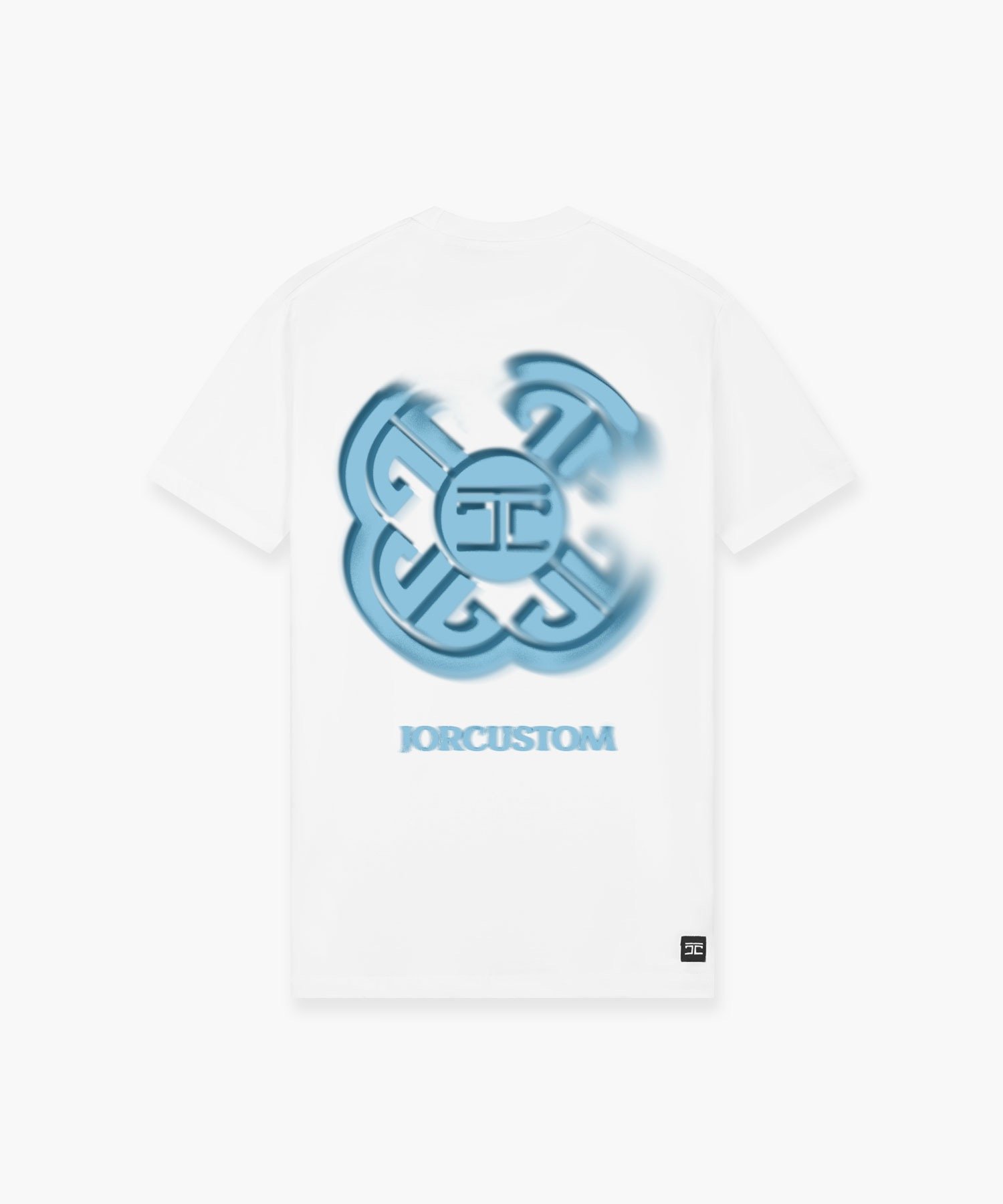 JORCUSTOM MONOGRAM SLIM FIT T-SHIRT WHITE