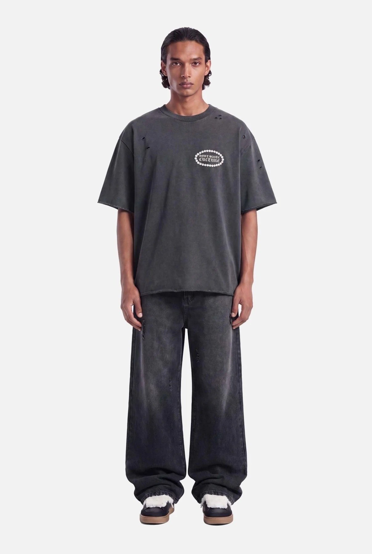DON'T WASTE CULTURE ALUNE T-SHIRT | BLACK