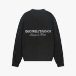 QUOTRELL AURORA KNITTED SWEATER | BLACK
