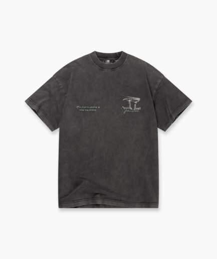 JORCUSTOM: BROKENWORLD LOOSE FIT T-SHIRT ACIDGREY