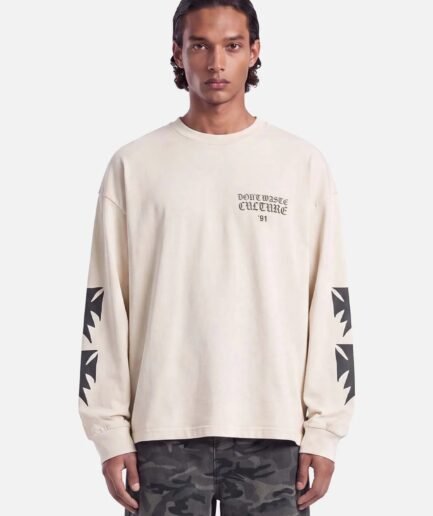 DON'T WASTE CULTURE FINA LONGSLEEVE | BEIGE