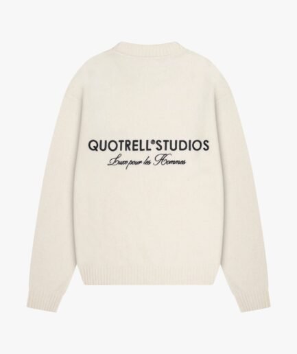 QUOTRELL AURORA KNITTED SWEATER | ECRU