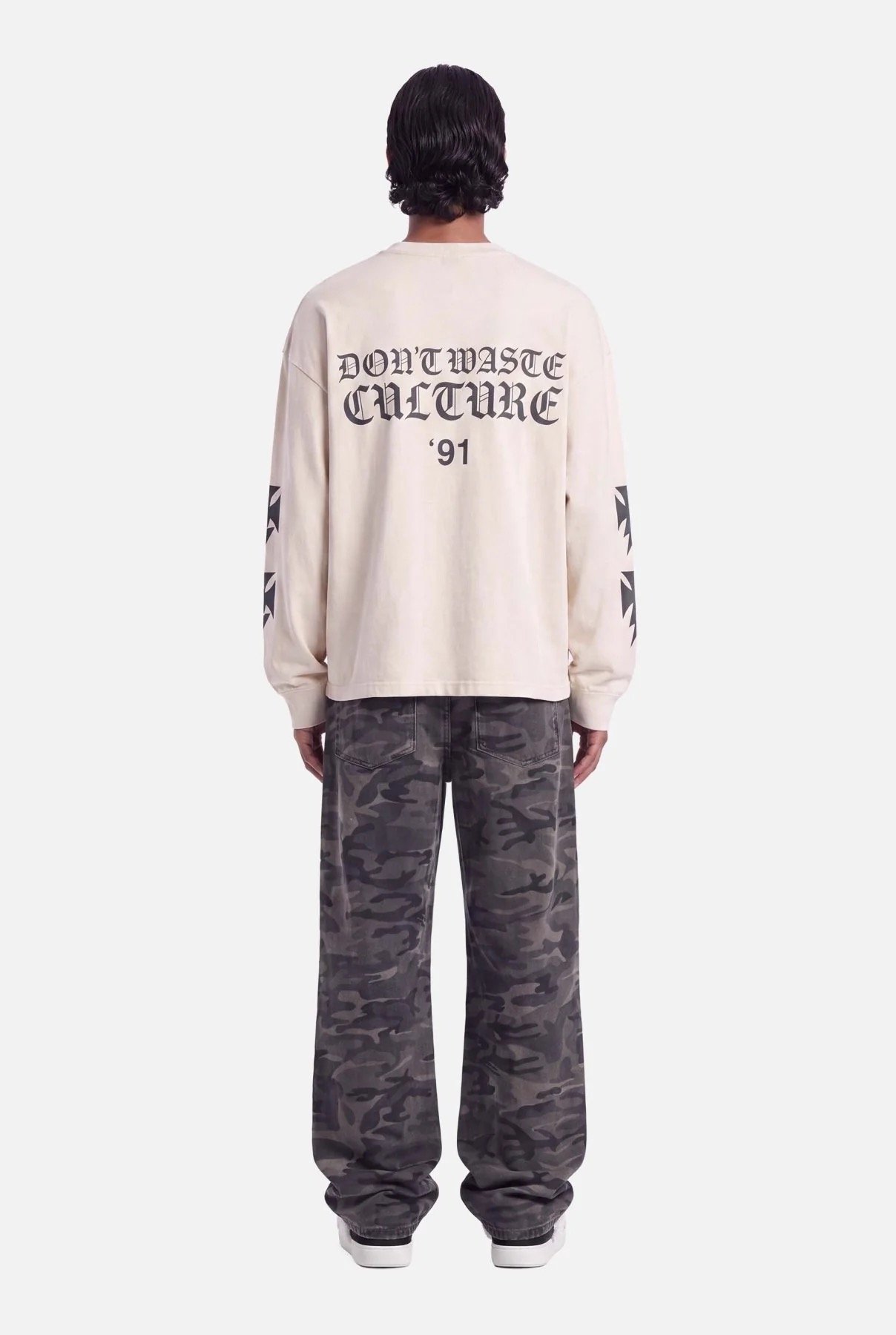 DON'T WASTE CULTURE FINA LONGSLEEVE | BEIGE