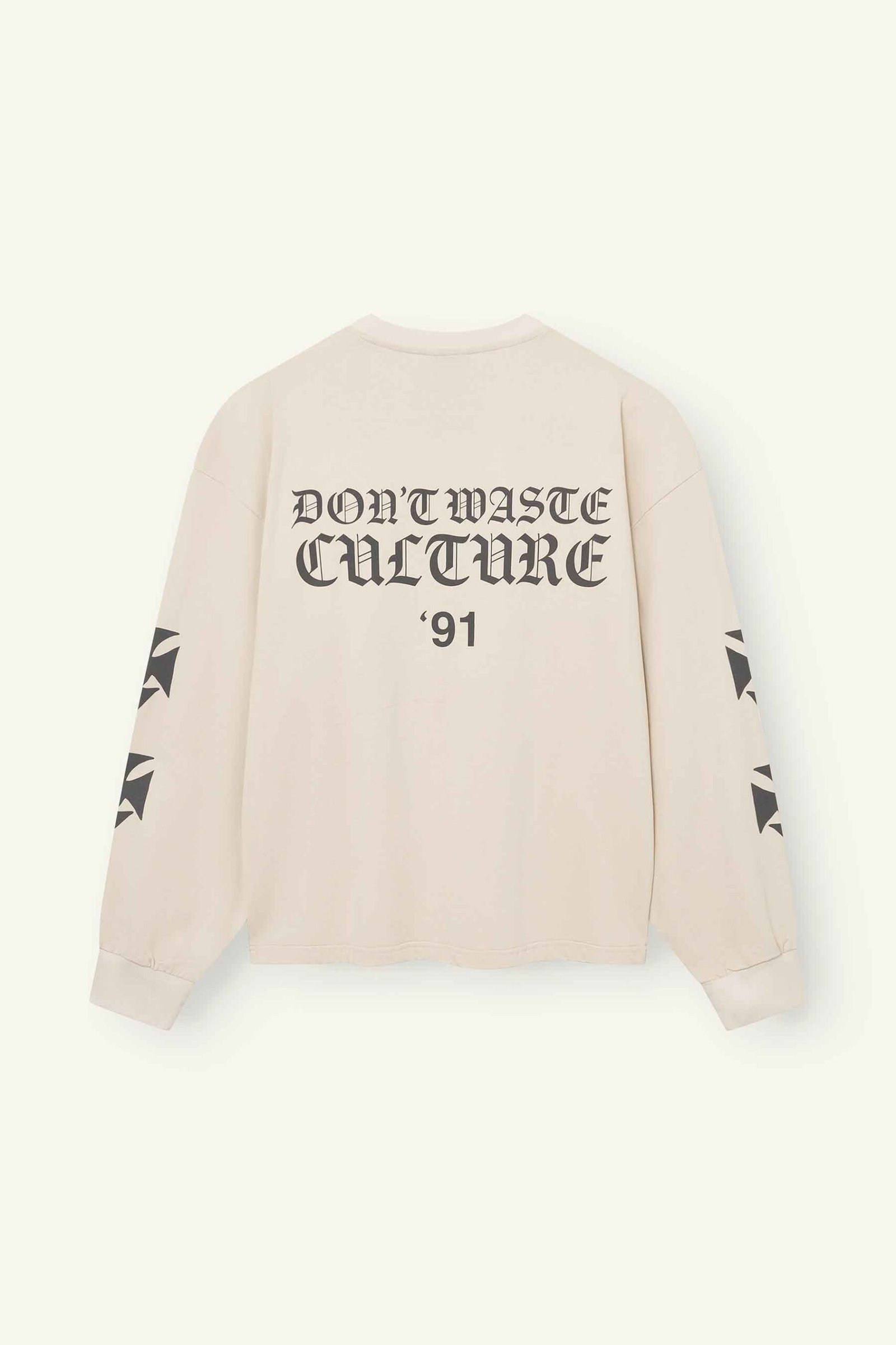 DON'T WASTE CULTURE FINA LONGSLEEVE | BEIGE