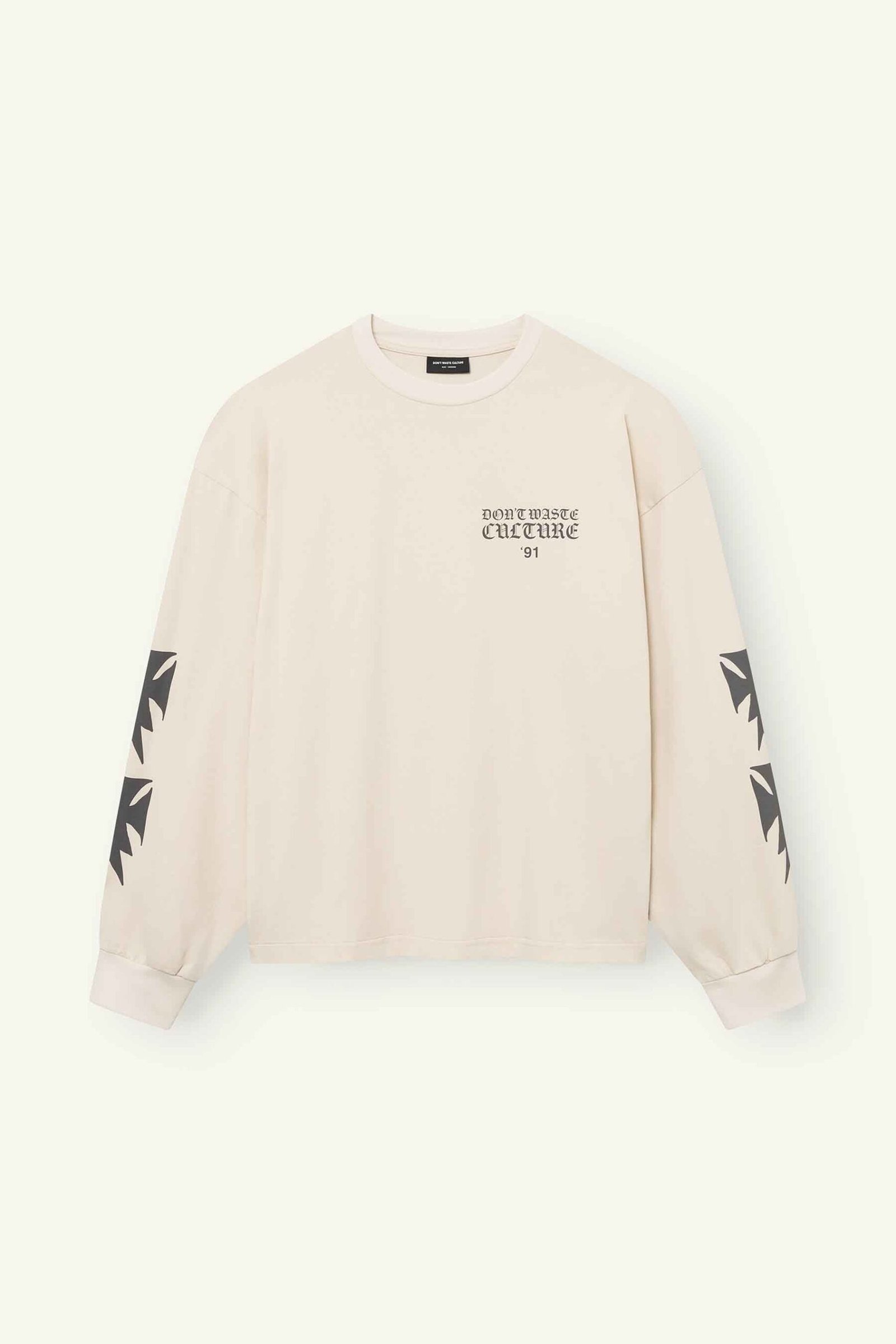 DON'T WASTE CULTURE FINA LONGSLEEVE | BEIGE