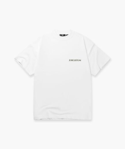 JORCUSTOM: RIBBON LOOSE FIT T-SHIRT WHITE