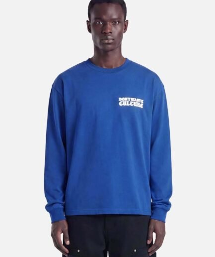 DON'T WASTE CULTURE SUNOA LONGSLEEVE | KLEIN BLUE