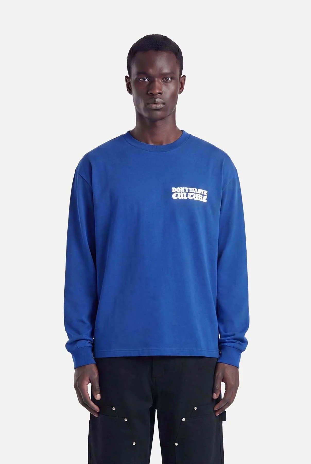 DON'T WASTE CULTURE SUNOA LONGSLEEVE | KLEIN BLUE