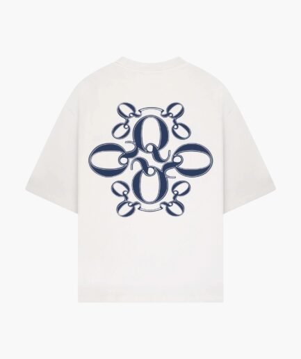 QUOTRELL INSIGNIA TEE | WHITE/BLUE