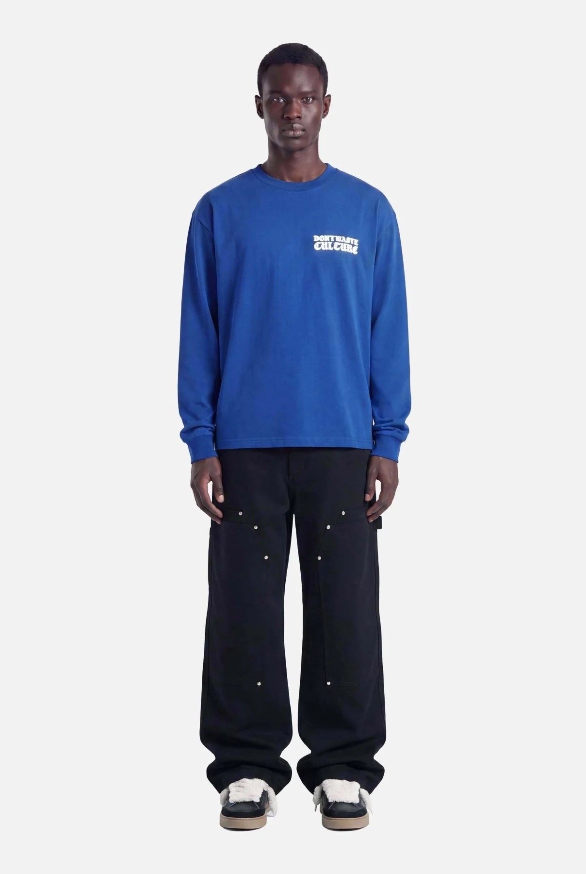 DON'T WASTE CULTURE SUNOA LONGSLEEVE | KLEIN BLUE