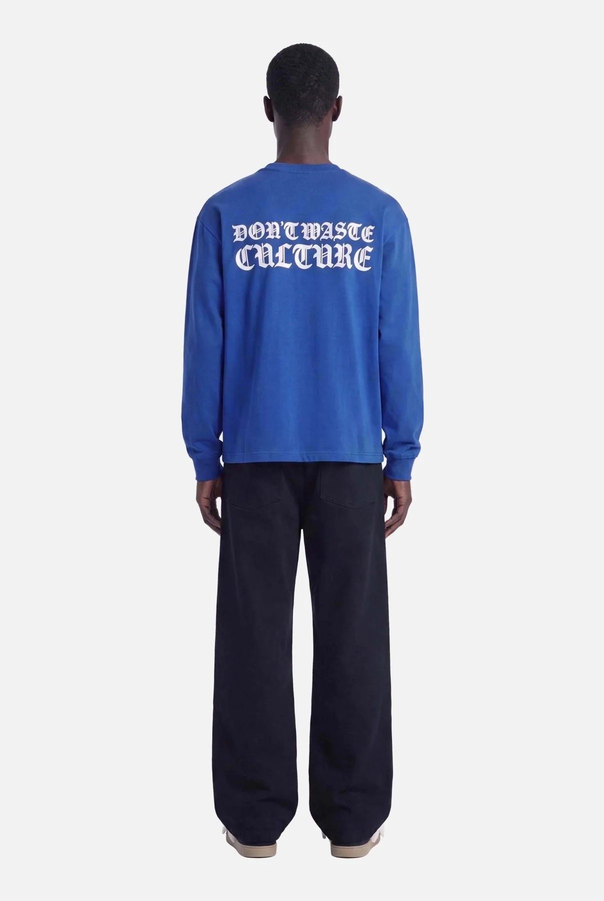 DON'T WASTE CULTURE SUNOA LONGSLEEVE | KLEIN BLUE