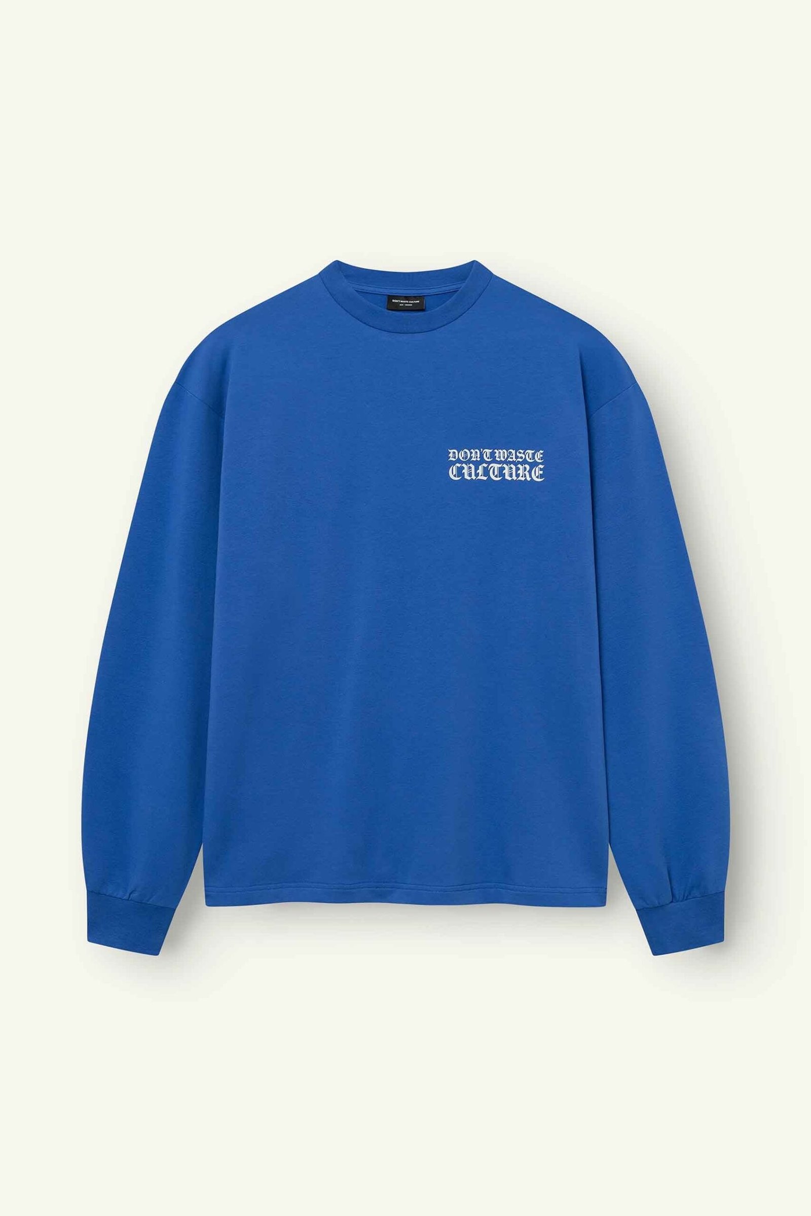 DON'T WASTE CULTURE SUNOA LONGSLEEVE | KLEIN BLUE