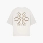 QUOTRELL INSIGNIA TEE | ECRU/TAUPE
