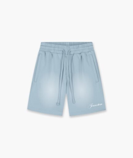 JORCUSTOM: CUSTOM UNIVERSITY FADE TERRY SHORT BLUE