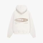 QUOTRELL EMBLEM HOODIE | ECRU/TAUPE