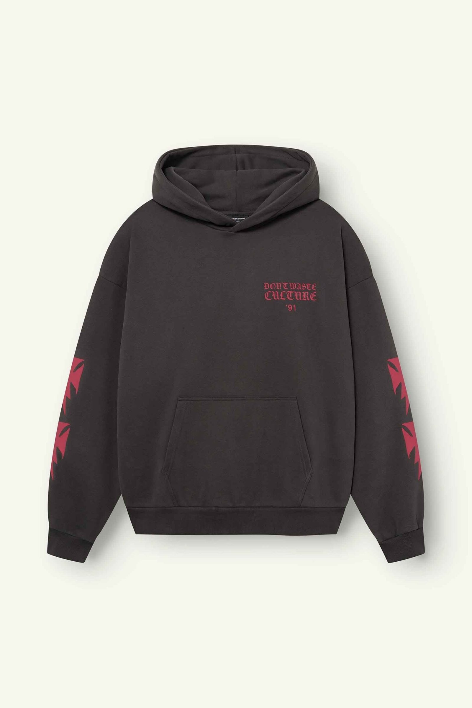 DON'T WASTE CULTURE ARINA HOODIE | DARK GREY