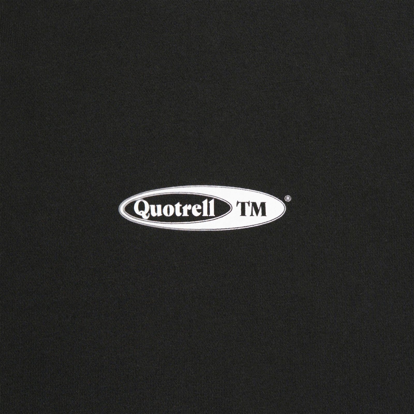 QUOTRELL EMBLEM CREWNECK | BLACK/WHITE