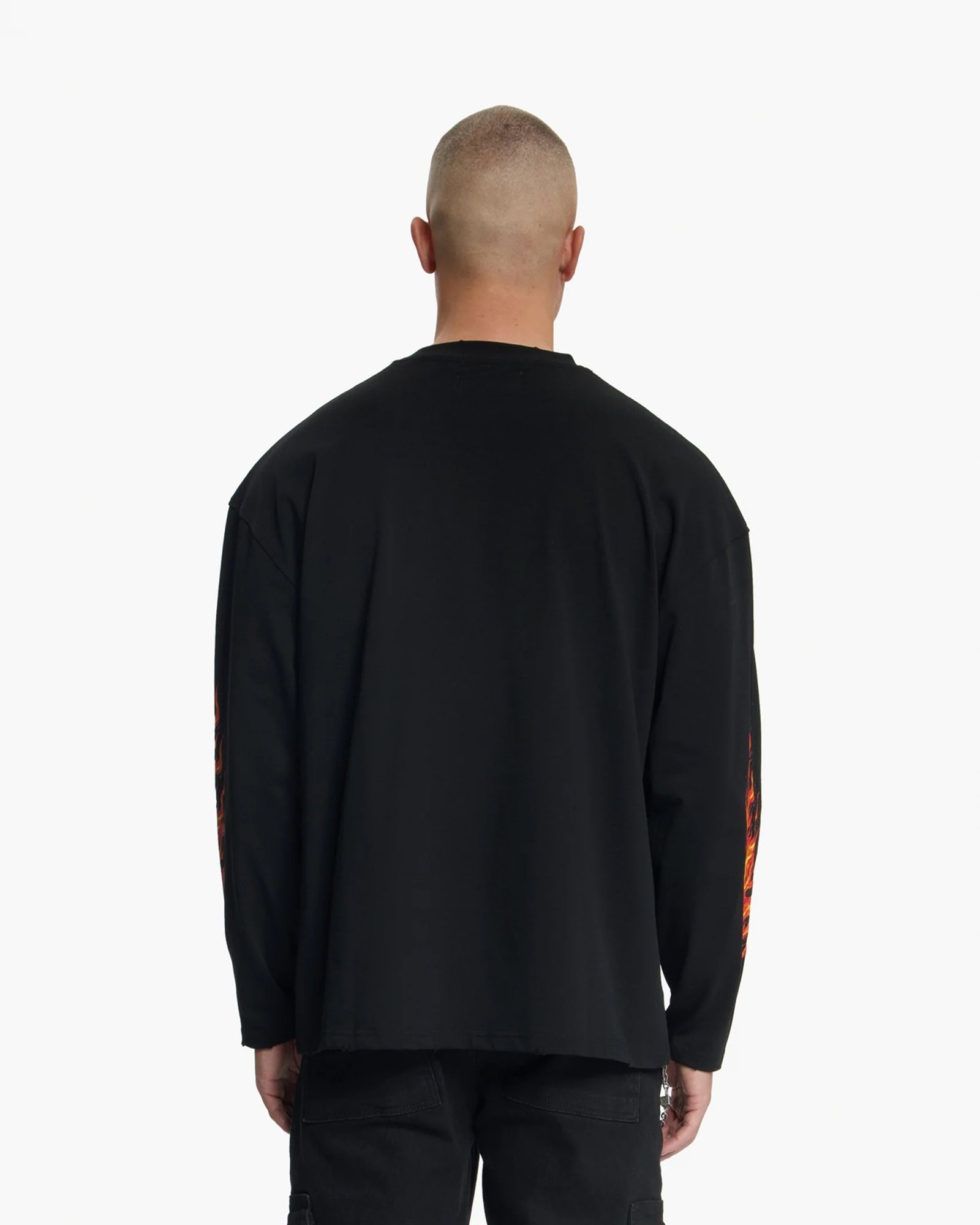 Croyez Firestorm Longsleeve T-Shirt | Black