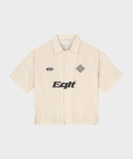 EQUALITÉ: JERSEY BOXY SHIRT BEIGE