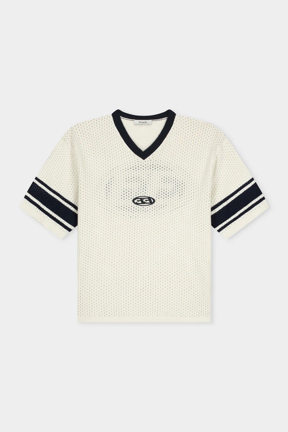 EQUALITÉ CHARLES KNIT JERSEY TEE OFF-WHITE