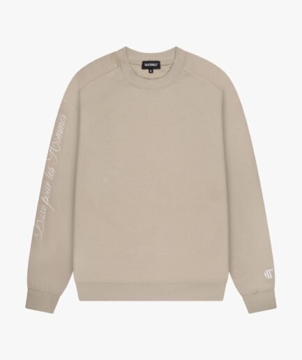 QUOTRELL COMMAND CREWNECK | GREIGE