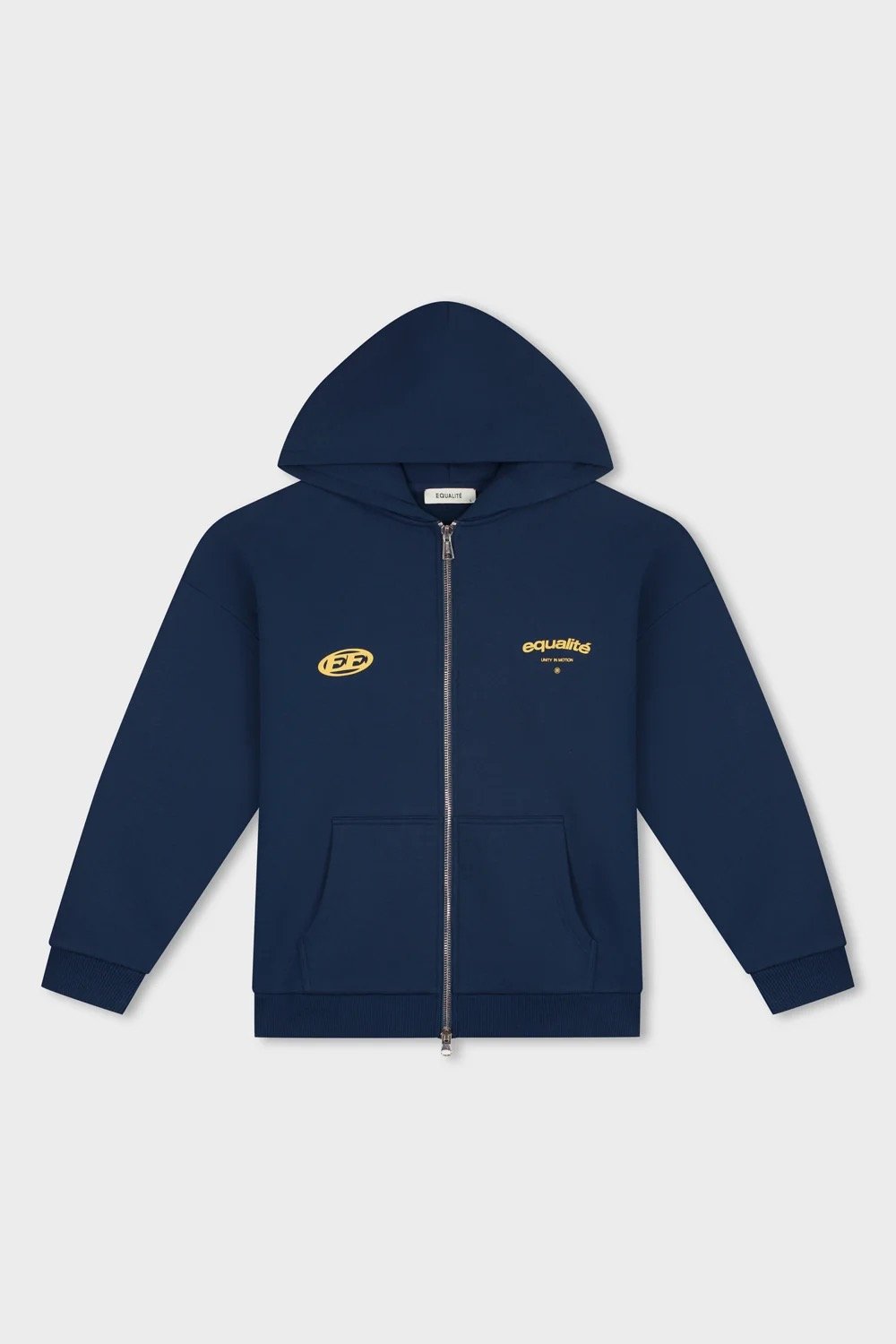 EQUALITÉ STAY EQUAL OVERSIZED FULL ZIP HOODIE NAVY