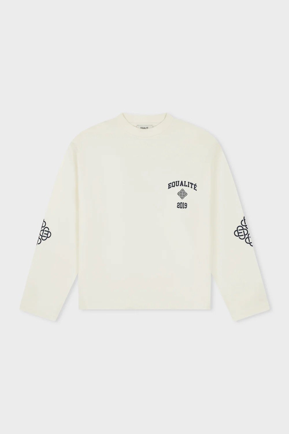 EQUALITÉ ISA OVERSIZED LONGSLEEVE TEE OFF-WHITE