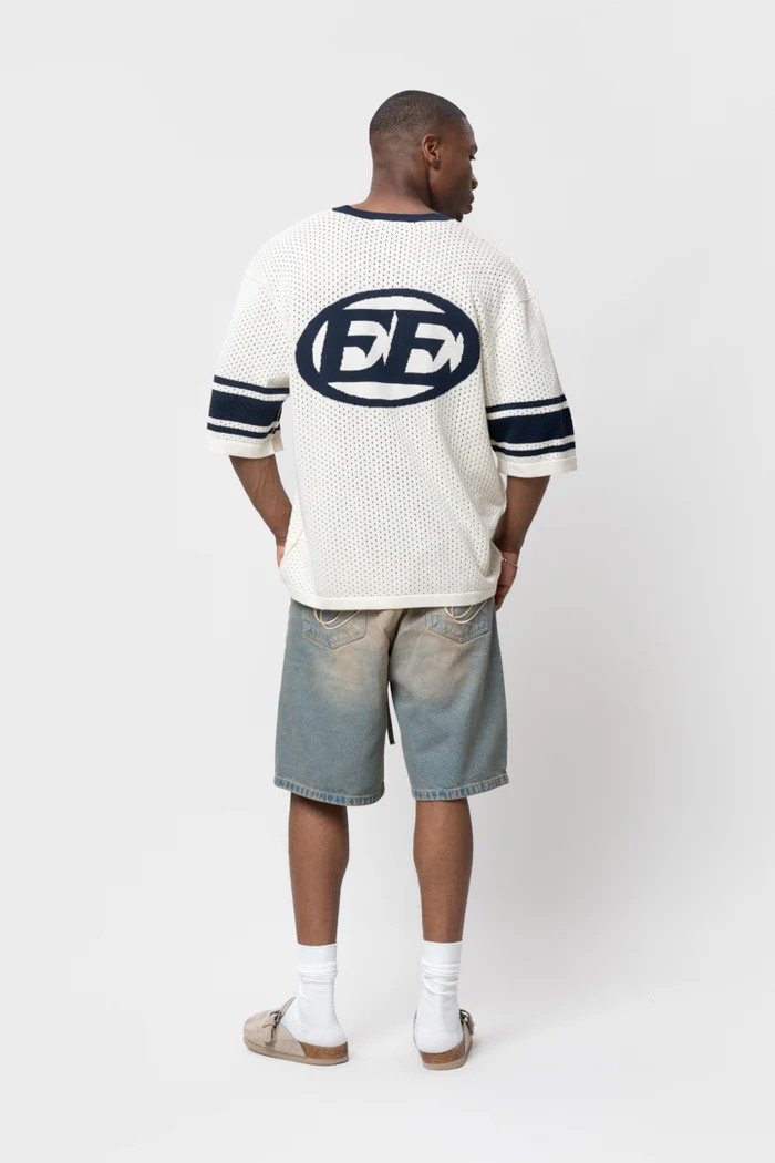 EQUALITÉ CHARLES KNIT JERSEY TEE OFF-WHITE
