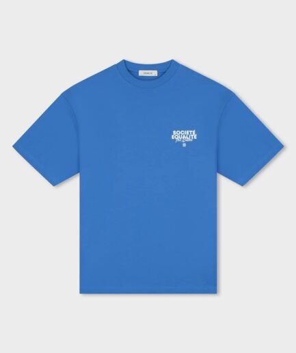 EQUALITÉ: SOCIETE OVERSIZED TEE BLUE