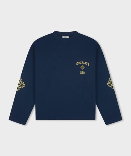 EQUALITÉ ISA OVERSIZED LONGSLEEVE TEE WASHED NAVY