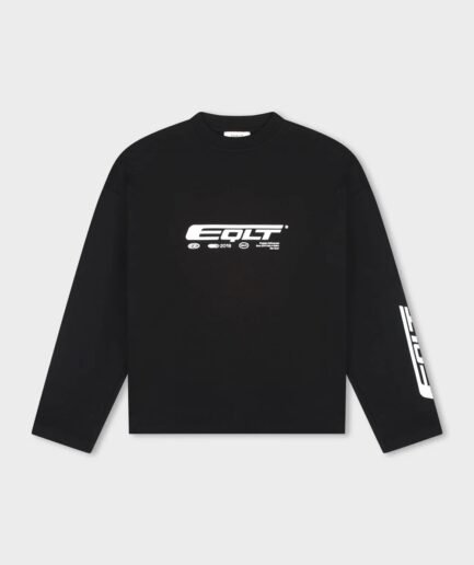 EQUALITÉ EQLT OVERSIZED LONGSLEEVE TEE BLACK